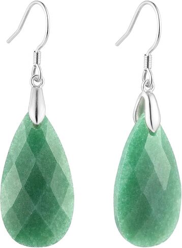 SELOVO Teardrop Fishhook Dangle Drop Earrings for Women Crystal Earring in Saudi Arabia