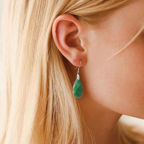 SELOVO Teardrop Fishhook Dangle Drop Earrings for Women Crystal Earring in Saudi Arabia