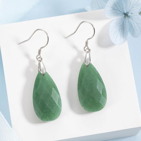 SELOVO Teardrop Fishhook Dangle Drop Earrings for Women Crystal Earring in Saudi Arabia