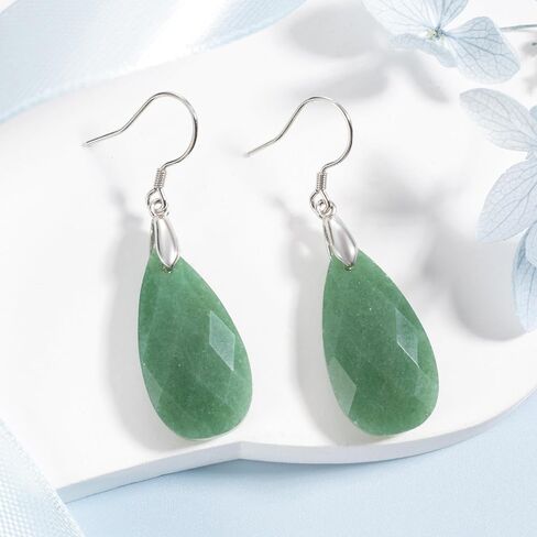 SELOVO Teardrop Fishhook Dangle Drop Earrings for Women Crystal Earring in Saudi Arabia