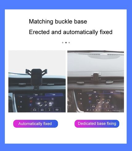 حامل هاتف السيارة متوافق مع Cadillac XT5 XT6 حامل الهاتف المحمول حامل الملاحة بين قوسين الملحقات الداخلية 2017 2018 2019 2020 2021 2022 2023 (لـ XT5 2017-2023/XT6 2020-2023) in Kuwait
