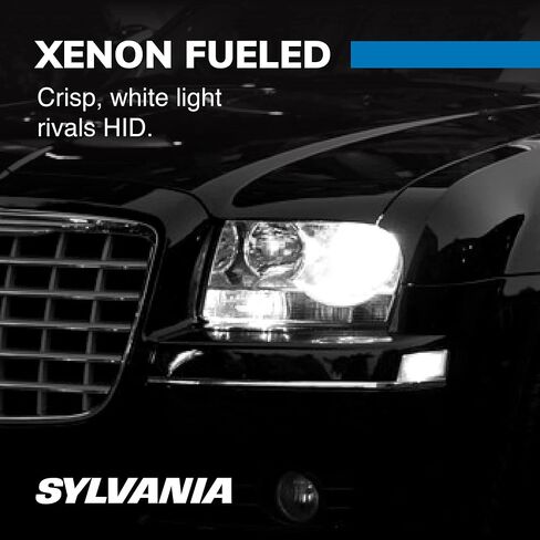 SYLVANIA - H3 (64151) SilverStar zXe Fog High Performance Halogen Fog Light Bulb - Bright White Light Output, HID Attitude, Xenon Fueled Technology (Contains 2 Bulbs) in Saudi Arabia