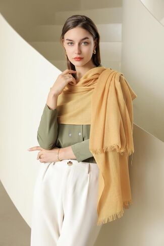 Wander Agio Pashmina Shawl Party Wraps Evening Dress Bridesmaid Long Cotton Scarves for Wedding in Saudi Arabia