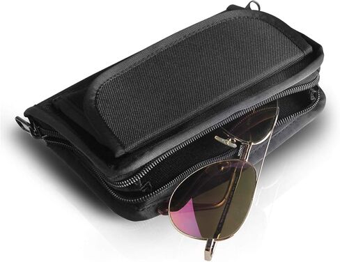 حقيبة تخزين لحمل النظارات الشمسية قطعة واحدة من Winunite متوافقة مع Jeep Wrangler JK TJ CJ YJ JKU JL JLU Unlimited 2/4 باب وGladiator JT حقيبة تخزين إكسسوارات الأشياء الصغيرة السوداء in Kuwait