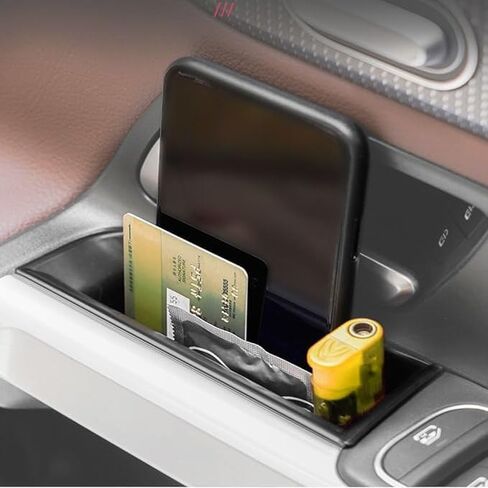 لسيارة Mercedes Benz B W247 GLB X247 2020-2022 صندوق تخزين للباب الأمامي، صينية تنظيم جانبية للباب، صينية إدراج، حاوية منظم لمسند الذراع، لملحقات Mercedes Benz B W247 GLB (عبوة من قطعتين) in Saudi Arabia