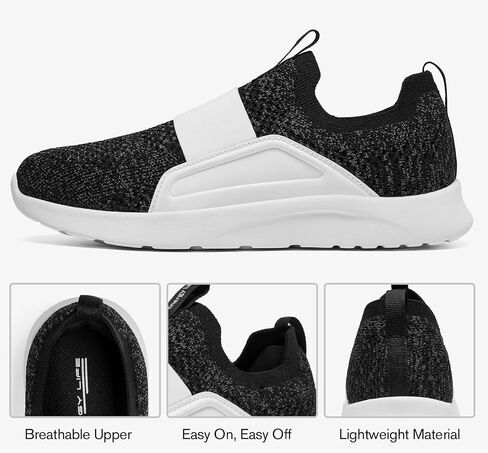 ALEADER Women's Casual Slip-On Walking Sneakers, Comfort Knit Tennis Walking Shoes in Saudi Arabia
