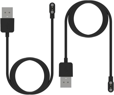 شاحن بديل مخصص لـ Slothcloud H99 Plus/H97 Pro/H97 كابل شاحن الساعة الذكية USB سلك شحن مغناطيسي محمول متوافق مع شاحن ساعة Slothcloud للأطفال (أسود وأسود) in Saudi Arabia
