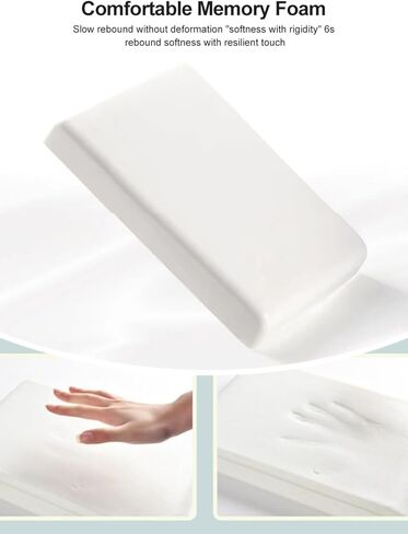 Car Center Console Cover with Side Pockets, Memory Foam Leather Arm Rest Cover for Car, Waterproof Armrest Box Pad Cushion Protector Car Accessory for Most SUV Truck Vehicle, Black in Kuwait