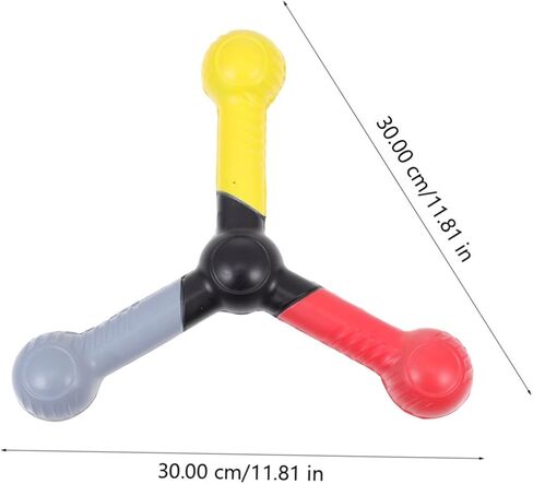 4 قطع من عصا تدريب رد الفعل من ديديساون، مدرب ثلاثي الاتجاهات، مدرب رشاقة رد الفعل، معدات تدريب تركيز العين، أداة تدريب التنسيق بين اليد والعين، أداة رمي الكرة التفاعلية، عصا رياضية من البولي يوريثان in Kuwait