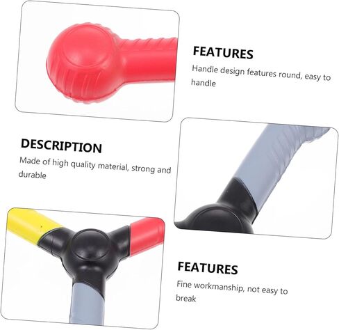 4 قطع من عصا تدريب رد الفعل من ديديساون، مدرب ثلاثي الاتجاهات، مدرب رشاقة رد الفعل، معدات تدريب تركيز العين، أداة تدريب التنسيق بين اليد والعين، أداة رمي الكرة التفاعلية، عصا رياضية من البولي يوريثان in Kuwait