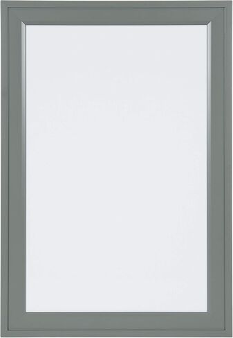 Bosc Decorative Framed Magnetic Dry Erase Board, Gray, 18.5x27.5 in Kuwait