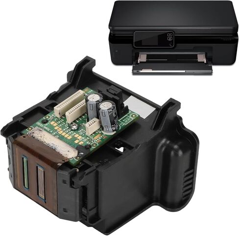 Yoidesu Print Head Replacement for HP Deskjet for 3070 3520 5525 4620 5520 5510 4615 Printers, Wear Resistant Nozzle Printer ABS Printhead Printer Replacement Parts in Kuwait