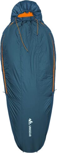 Unigear Campy Trail Sleeping Bag 30°F - Compact, Water-Resistant, Lightweight Mummy Sleeping Bag for Adults and Teens - Camping, Hiking, Backpacking, Great for 3 Season in Kuwait