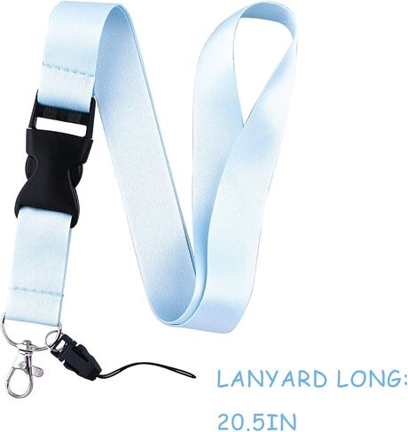 Purple Pink Lanyard with ID Holder Women Men Lanyard for Badges Holder Keychain Vertical ID Card Holder Neck Lanyard for Keys in Saudi Arabia