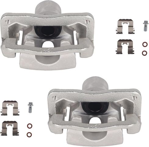مجموعة فرجار الفرامل الخلفية Autoround 19B6271 19B6270 مع دعامة تناسب 2011-2013 Kia Sorento، 2010-2012 Hyundai Santa Fe، كلا جانبي السائق والراكب in Saudi Arabia