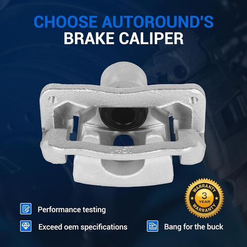 مجموعة فرجار الفرامل الخلفية Autoround 19B6271 19B6270 مع دعامة تناسب 2011-2013 Kia Sorento، 2010-2012 Hyundai Santa Fe، كلا جانبي السائق والراكب in Saudi Arabia