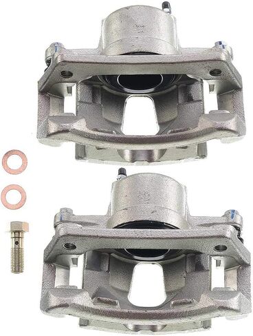 A-Premium Disc Brake Caliper Assembly with Bracket Compatible with Select Jeep Models - Liberty 2002 2003 2004 2005 2006 2007, Sport Utility - Front Left Driver Side in Saudi Arabia