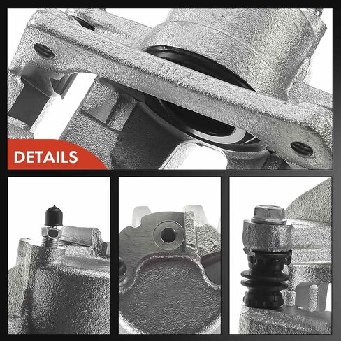 A-Premium Disc Brake Caliper Assembly with Bracket Compatible with Select Jeep Models - Liberty 2002 2003 2004 2005 2006 2007, Sport Utility - Front Left Driver Side in Saudi Arabia