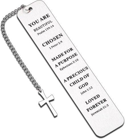 Confirmation Gifts for Teen Girls Boys Christian Bookmark Religious Gifts for Women Men Bible Verse Bookmark for Girls Daughter Book Lovers Graduation Birthday Christmas for Female Male Him Her in Saudi Arabia