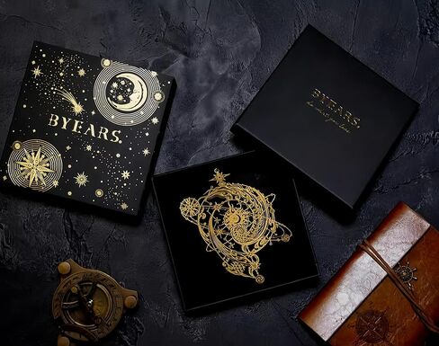 Golden Bookmark Great spacial Gift time-Eternal-Universe Students Creative Gift Box Hollow Metal (The Source of The Universe) in Kuwait