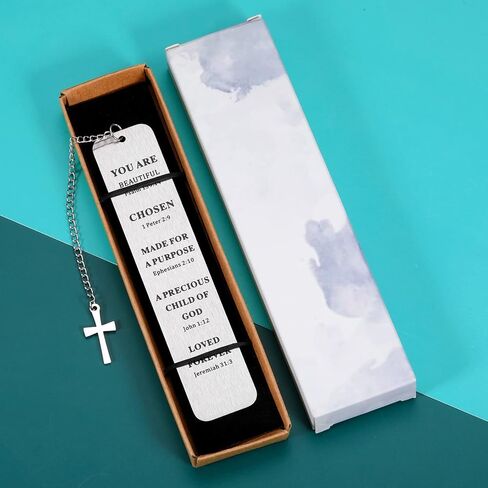 Confirmation Gifts for Teen Girls Boys Christian Bookmark Religious Gifts for Women Men Bible Verse Bookmark for Girls Daughter Book Lovers Graduation Birthday Christmas for Female Male Him Her in Saudi Arabia