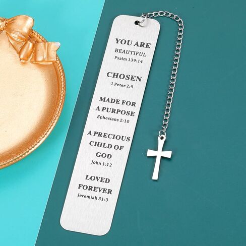 Confirmation Gifts for Teen Girls Boys Christian Bookmark Religious Gifts for Women Men Bible Verse Bookmark for Girls Daughter Book Lovers Graduation Birthday Christmas for Female Male Him Her in Saudi Arabia
