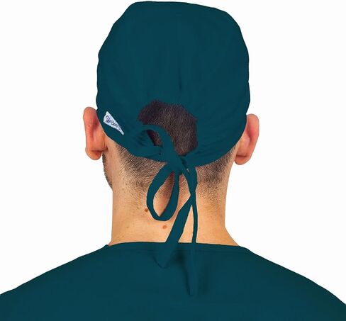 Two Pack Surgical Caps for Men and Women with Adjustable Cords and Spandex Fabric in Many Colors in Saudi Arabia