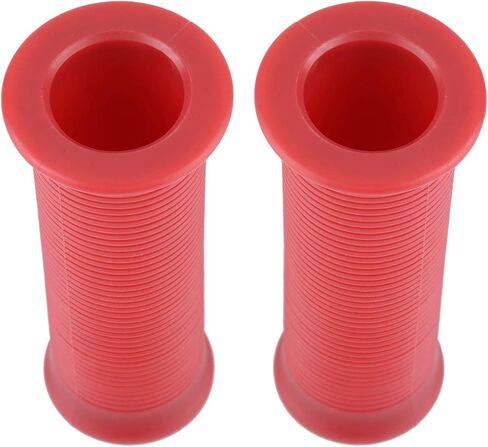 1 Inch Motorcycle Grips Vans丨 Motorcycle Handlebar Grips Motorcycle Handlebars丨 Pair of 1Inch 25Mm/ 1.1Inch 28Mm Universal Motorcycle Vintage TPU Handle Handlebar Grip White(Red) in Saudi Arabia