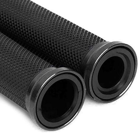 7/8" Motorcycle Handlebar Grips, Keenso CNC Aluminum Rubber Hand Grips, Universal Antiskid Handlebars Hand Grips Rubber Gel Handlebar for Handle Bar Bike Bicycle in Saudi Arabia