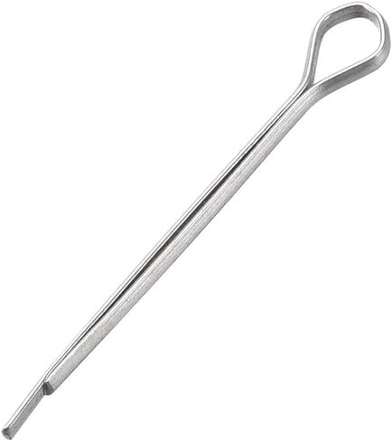 uxcell Split Cotter Pin - 5/64 inch x 1 3/16 inch (2mm x 30mm) Carbon Steel 2-Prongs Silver Tone Fastener Clip Key 150Pcs in Saudi Arabia