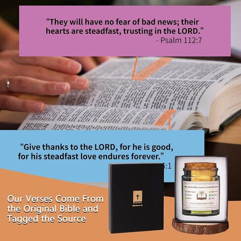 Qunrwe Religious Gifts for Women Men,Bible Verse Jar,Bible Study Scripture Prayer Cards Hope Jar,Faith Based Church Christian Gift,Embark on a Journey of Spiritual Growth and Interpersonal Connection in Saudi Arabia