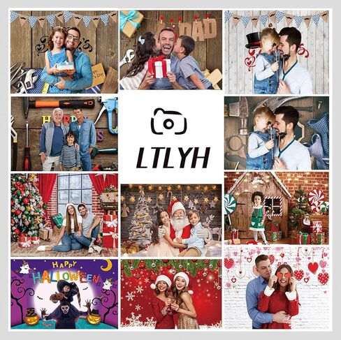 LTLYH 7x5ft Father's Day Photography Backdrop Father's Day I Iove Dad Decoration Backdrop Father's Day Party Decor Father's Day Banner Backdrops for Photography 145 in Kuwait