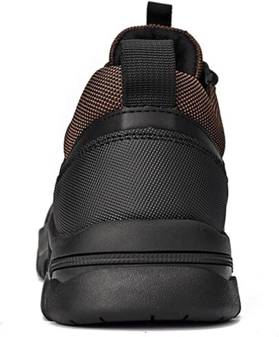 YONGJIA Men's Hiking Casual Low Height Leather Outdoor Comfortable Breathable Non-Slip Trailing Trekking Walking Climbing Work Shoes in Saudi Arabia