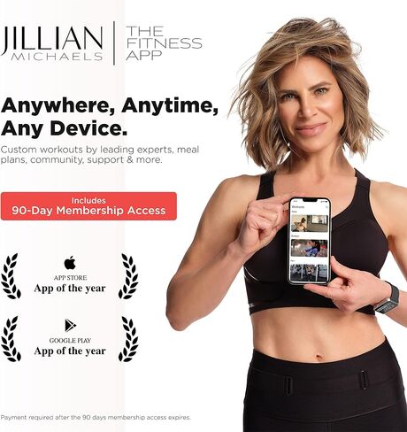iTouch Air 4 Smartwatch Jillian Michaels Edition with 90 Days Membership to her Fitness App - Heart Rate, Activity and Calories Tracker, Notifications, 100+ Sports Modes, 13 Workout Metrics Points in Saudi Arabia
