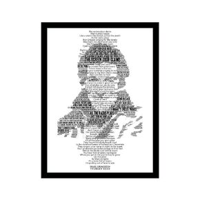 Bruce Springsteen - Thunder Road Music Wall Art Decor, This Ready to Frame Song Lyric Wall Art Poster Print is Good For Music Room, Pop-Rock Band Decor, Studio, And Room Decor, Unframed -11 x 14"