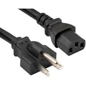 14 AWG 15A 250V Power Cord (﻿NEMA 6-20P to IEC 320 C13) UL Listed (3 Foot (1 Pack))