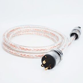 10 AWG Audiophile Power Cable, Hi-End OFC Power Cord for HiFi Systems (5ft)