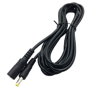 Extension Power Cord Replacement for Alexa Dot 4th Gen, Dot 5th Gen 2022, Dot 3rd Gen, Echo Pop, Show 5 and TV Cube, 10 ft Long Cable Black