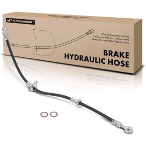 A-Premium Front Driver Brake Hydraulic Hose Compatible with Select Honda Models - S2000 2000 2001 2002 2003 2004 2005 - Replace# 01465S2A000