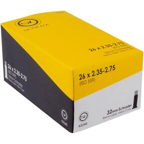 Sunlite Standard Schrader Valve Tubes, 26 x 2.35-2.75" / 32mm Valve, Black