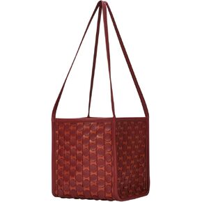 KWANI 0917 Handmade Weaving Tote Bag for Women Work bag Office Shoulder Bag