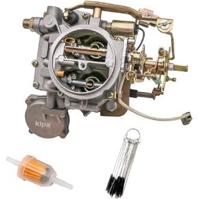 KIPA Carburetor For Land Cruiser 1969-1987 2F 4230CC FJ40 Engines, Replace OE Number 21100-61012, 21100-61050, 201055772420, With Carbon Dirt Jet Cleaner Tool Kit & Fuel Filter