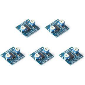 5Pcs PAM8406 5Wx2 Digital Amplifier Module Board 5W+5W Dual-Channel 2.5V-5V PAM8406 Stereo Audio Module Noise-Free Class D Power Amplifier Module with Volume Potentiometer