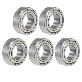 uxcell 629ZZ Deep Groove Ball Bearing 9x26x8mm Double Shielded Chrome Steel Bearings 5-Pack