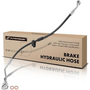 A-Premium Front Passenger Brake Hydraulic Hose Compatible with Select Ford Models - E-150 E150 E-250 E250 2008-2014, E-350 E-450 E350 E450 Super Duty 2008-2019 2021 - Replace# 8C2Z2078BR