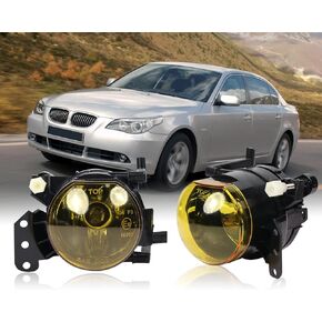 Fog Lights For E60 E61 525i 525xi 530i 530xi 545i 2004-2007 BMW 5 Series/ E90 E91 325i 325xi 328i 330i 330xi 335d 335i 335xi 06-12 3Series w/Sport Pkg 325ci 330ci Clear