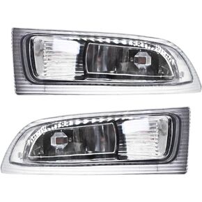 labwork Pair Left+Right Front Fog Driving Lamp Light Assembly Clear Lens Replacement for 2004 2005 TOYOTA SIENNA