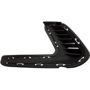 For Hyundai Elantra 2017 2018 Fog Light Trim Passenger Side | Front | 1.4L Turbo/2.0L Engine | Black | Replacement For HY1039125 | 86564F3000