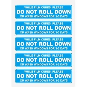 Do Not Roll Down Sticker for Car,1x4 inch 100pcs Please Do Not Roll Down Sticker for Car Window