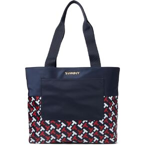Tommy Hilfiger Jennie II Tote, Tommy Navy/Tommy Red/Optic White